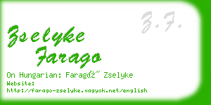 zselyke farago business card